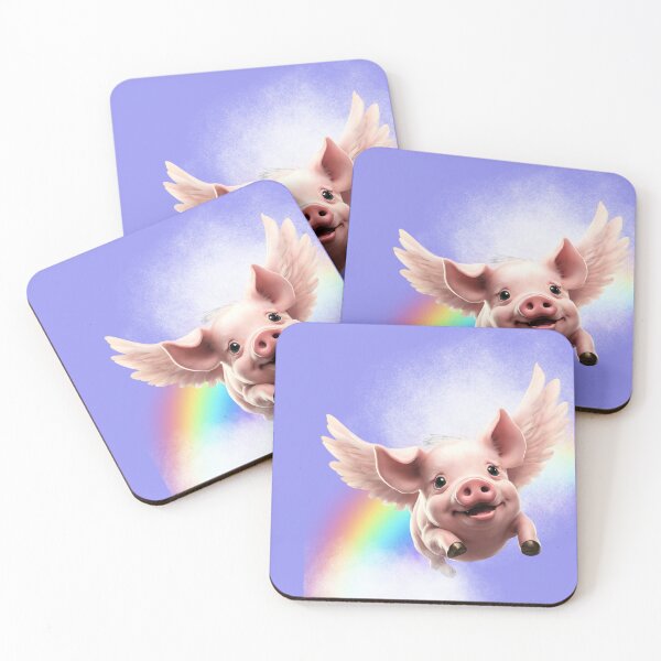 Item preview, When Pigs Fly- Adorable Winged Pig designed and sold by DarlingsTees.
