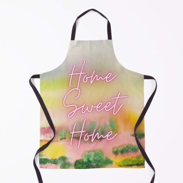 Artikelvorschau, Home Sweet Home Neon - Pastell-Aquarell-Traum entworfen und verkauft von RoseGenuine.