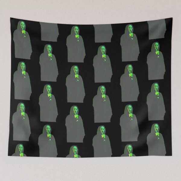 Item preview, Scream/ Ghost Face Black and Green Graphic Design  designed and sold by Official Alert.