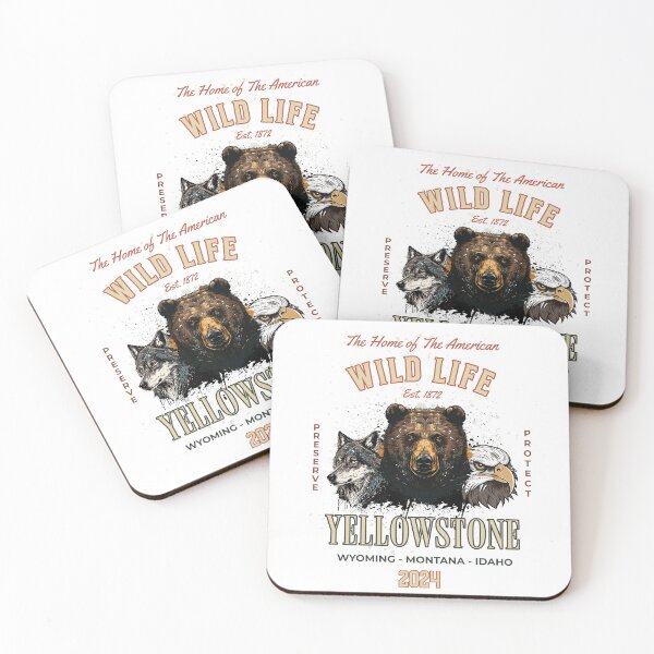 Item preview, Yellowstone National Park, Wyoming, Idaho, Montana designed and sold by CheekyChimpCo.