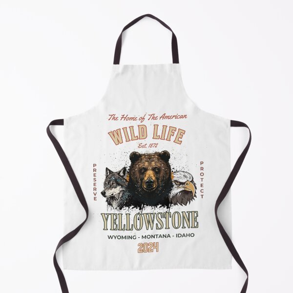 Item preview, Yellowstone National Park, Wyoming, Idaho, Montana designed and sold by CheekyChimpCo.