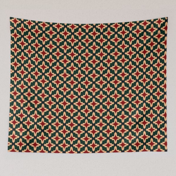 Item preview, Retro Style Vintage Rhombus Pattern designed and sold by Vorterix.