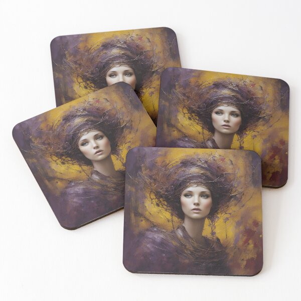 Item preview, Mysterious Lady of Autumn designed and sold by Red Witch Art.