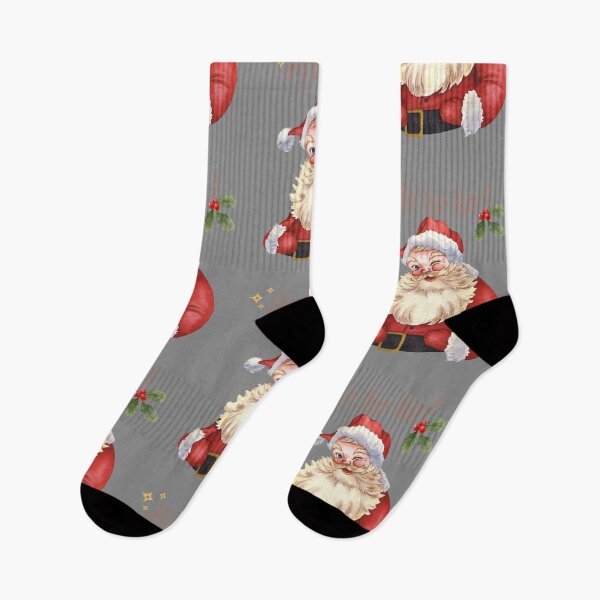 Item preview, retro santa designed and sold by KateBlakeO.