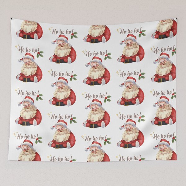 Item preview, retro santa designed and sold by KateBlakeO.