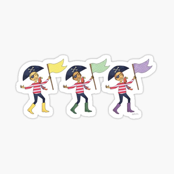 Happy Pirates Sticker