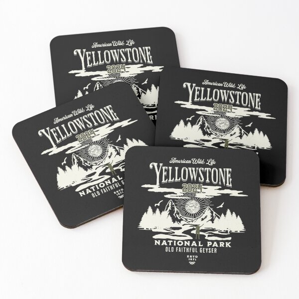 Item preview, Yellowstone National Park, Wyoming, Idaho, Montana designed and sold by CheekyChimpCo.