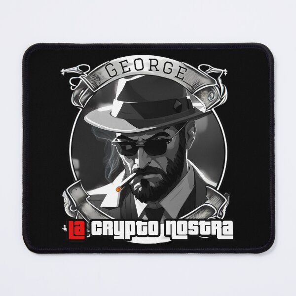 Item preview, George La Crypto Nostra designed and sold by GrumpyMrGrouper.