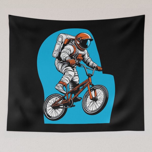 Item preview, BMX Athlete Astronaut  designed and sold by PrintyArts.
