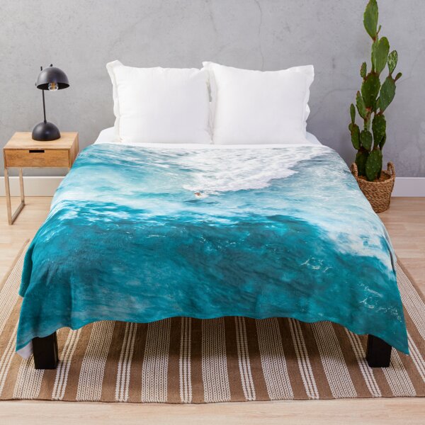 Item preview, blue ocean summer beach waves, marble wave pattern designed and sold by MegzDesign.