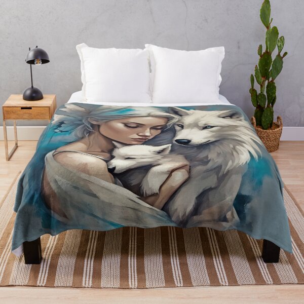 Item preview, White Wolf Love Love No. 001 designed and sold by FaerieFusion.