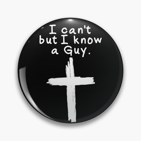 Item preview, I Can't But I Know A Guy Jesus Cross Christian Faith Jesus Gear designed and sold by DynamicDesign.