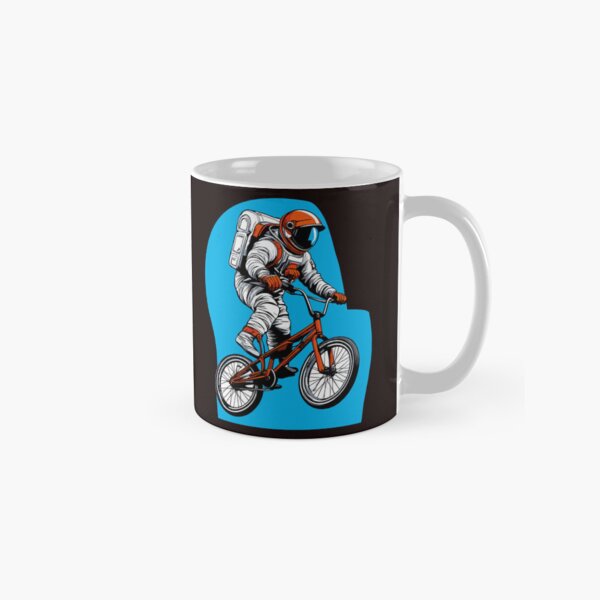 Item preview, BMX Athlete Astronaut Mug designed and sold by PrintyArts.