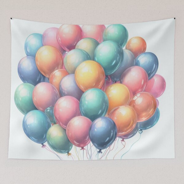 Item preview, Pastel balloons. designed and sold by growing-mom.