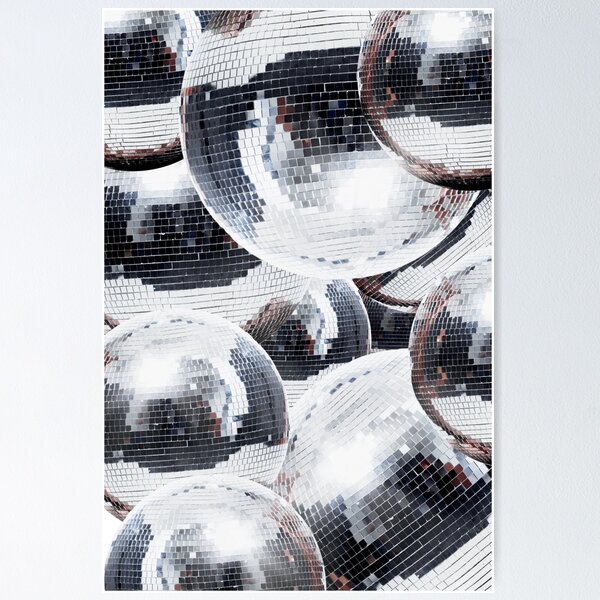 Item preview, Preppy Shiny Disco Balls designed and sold by clmstudio.