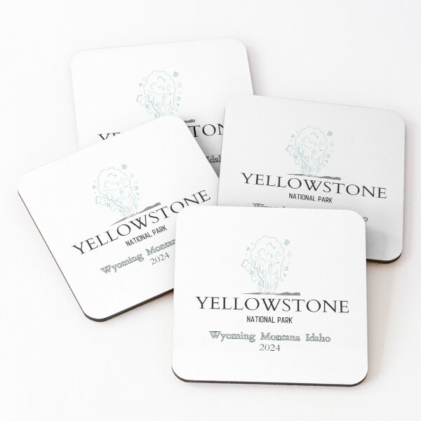 Item preview, Yellowstone National Park, Geysers designed and sold by CheekyChimpCo.