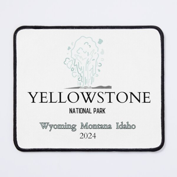 Item preview, Yellowstone National Park, Geysers designed and sold by CheekyChimpCo.