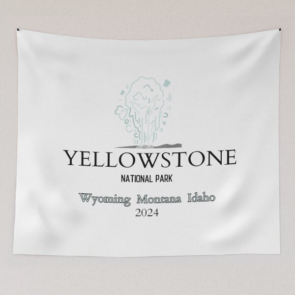 Item preview, Yellowstone National Park, Geysers designed and sold by CheekyChimpCo.