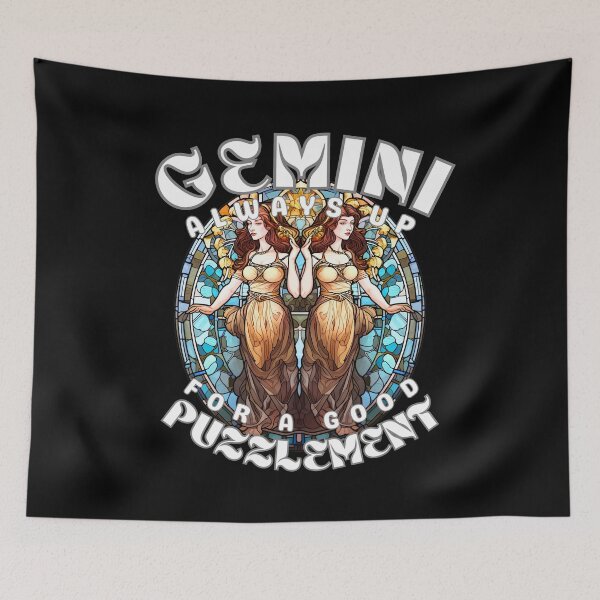 Item preview, Gemini: Always Up For A Good Puzzlement designed and sold by ZodiacWonders.