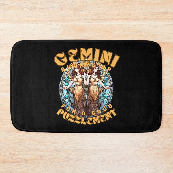 Item preview, Gemini: Always Up For A Good Puzzlement. gemini zodiac sign designed and sold by ZodiacWonders.