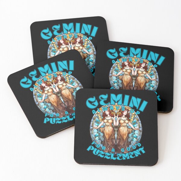 Item preview, Gemini: Always Up For A Good Puzzlement. gemini birthday designed and sold by ZodiacWonders.
