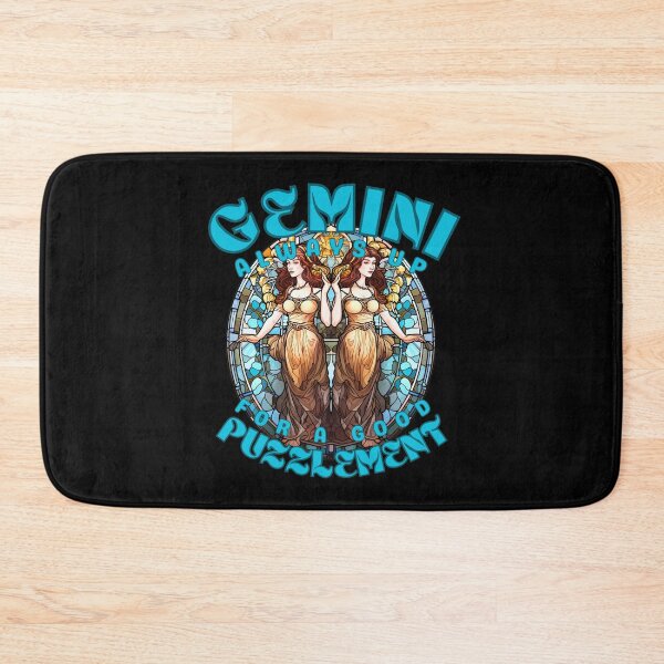 Item preview, Gemini: Always Up For A Good Puzzlement. gemini birthday designed and sold by ZodiacWonders.