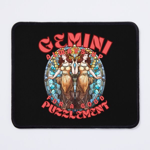 Item preview, Gemini: Always Up For A Good Puzzlement. gemini astrology designed and sold by ZodiacWonders.