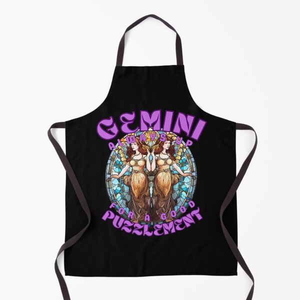 Item preview, Gemini: Always Up For A Good Puzzlement. gemini constellation designed and sold by ZodiacWonders.