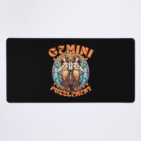 Item preview, Gemini: Always Up For A Good Puzzlement. gemini quote designed and sold by ZodiacWonders.