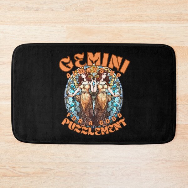 Item preview, Gemini: Always Up For A Good Puzzlement. gemini quote designed and sold by ZodiacWonders.