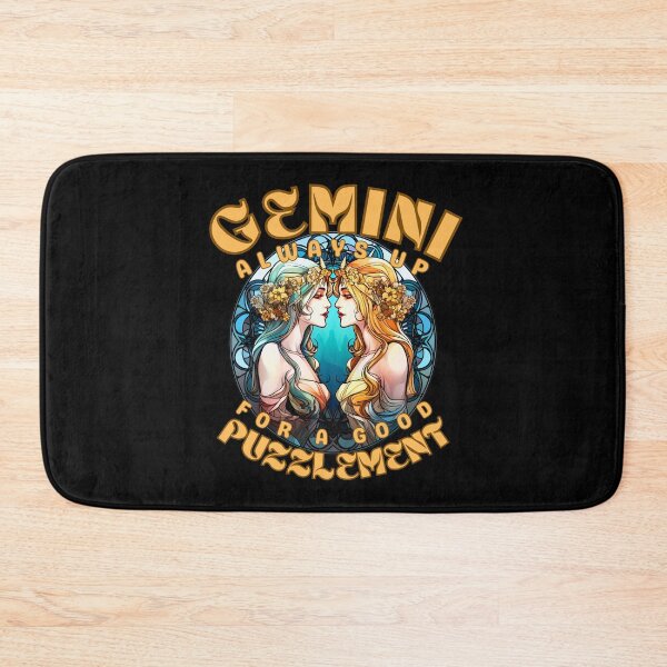 Item preview, Gemini: Always Up For A Good Puzzlement. gemini funny designed and sold by ZodiacWonders.