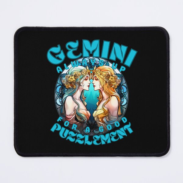 Item preview, Gemini: Always Up For A Good Puzzlement. gemini may designed and sold by ZodiacWonders.