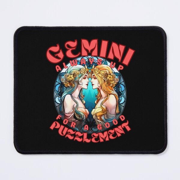 Item preview, Gemini: Always Up For A Good Puzzlement. gemini june designed and sold by ZodiacWonders.
