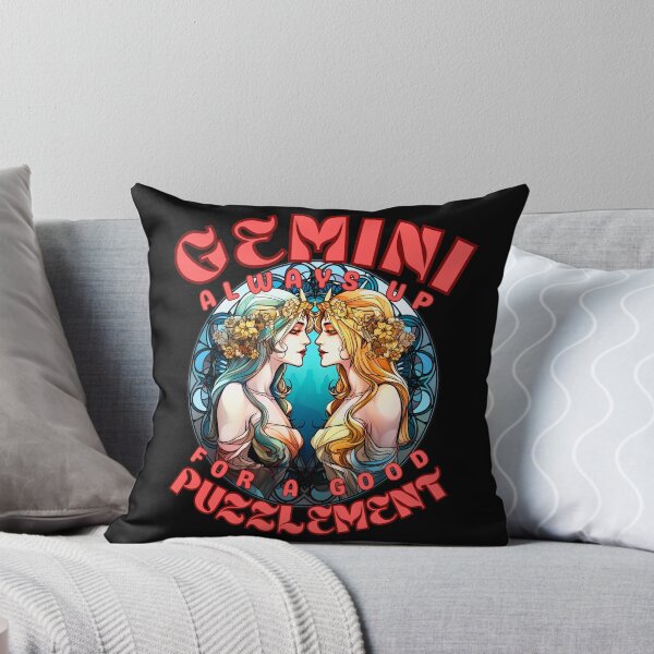 Item preview, Gemini: Always Up For A Good Puzzlement. gemini june designed and sold by ZodiacWonders.
