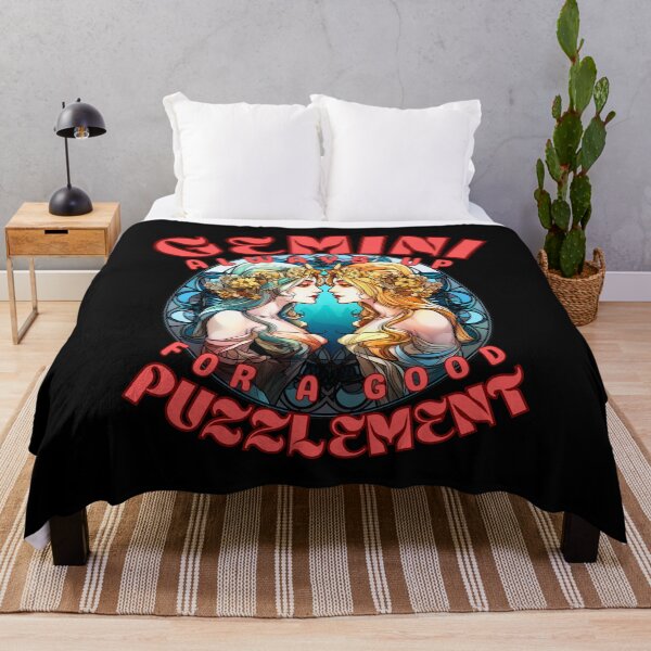 Item preview, Gemini: Always Up For A Good Puzzlement. gemini june designed and sold by ZodiacWonders.