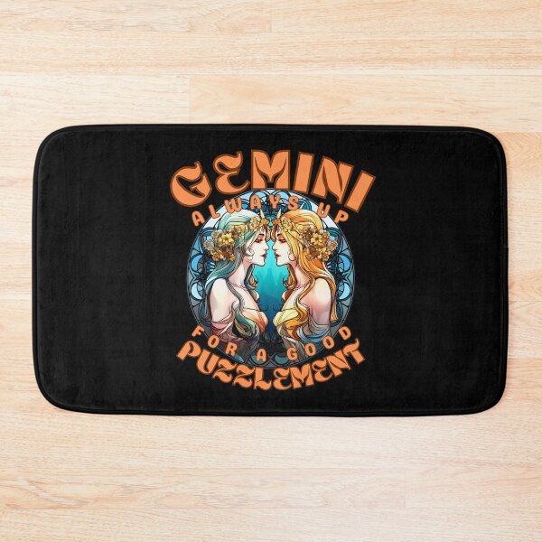 Item preview, Gemini: Always Up For A Good Puzzlement. gemini horoscope designed and sold by ZodiacWonders.