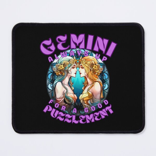 Item preview, Gemini: Always Up For A Good Puzzlement. gemini season designed and sold by ZodiacWonders.