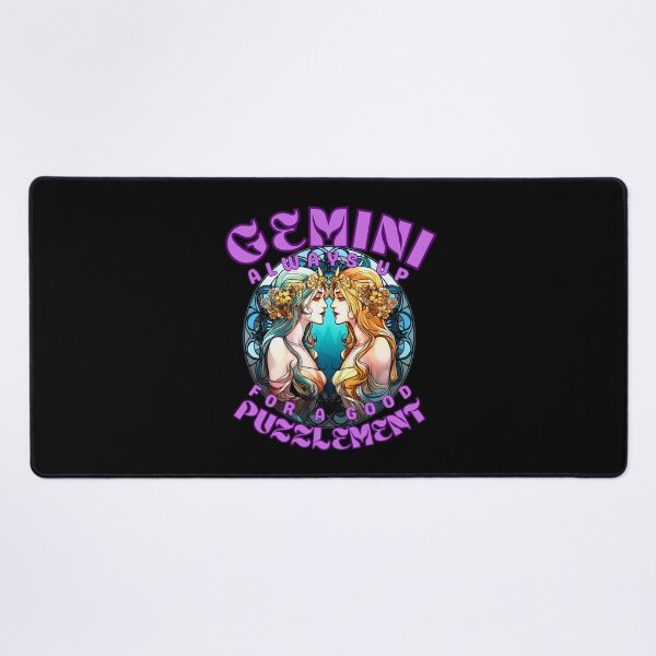 Item preview, Gemini: Always Up For A Good Puzzlement. gemini season designed and sold by ZodiacWonders.
