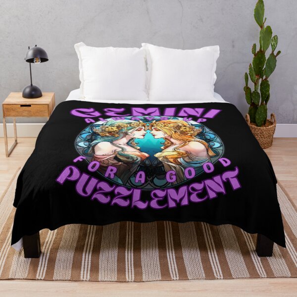 Item preview, Gemini: Always Up For A Good Puzzlement. gemini season designed and sold by ZodiacWonders.