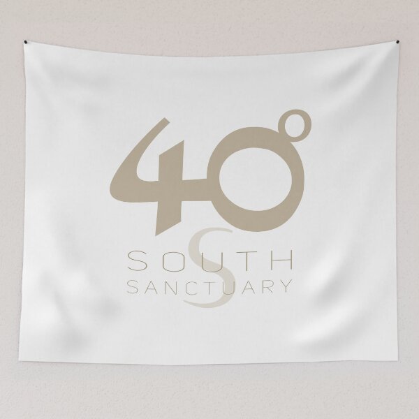 Item preview, 40 Degrees South SANCTUARY  Logo - Tawny on white designed and sold by 40degreesSouth.