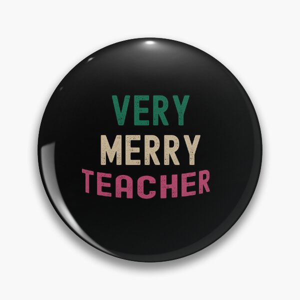 Item preview, Very Merry Teacher designed and sold by Designfs.