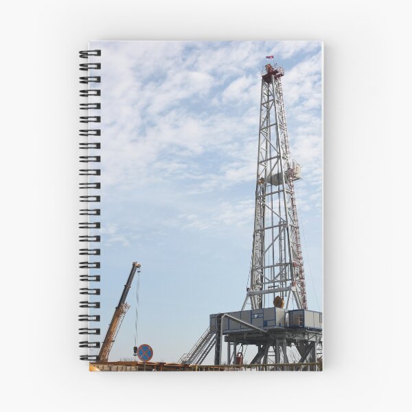 Item preview, oil drilling rig and crane on field designed and sold by goceris.