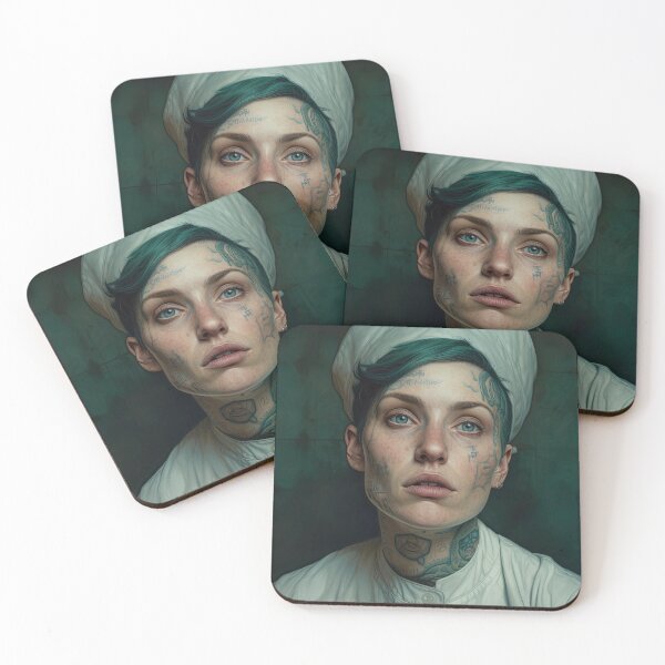 Item preview, unconventional beauty portrait designed and sold by ururuty.
