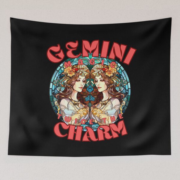 Item preview, Gemini Magic: Twice The Charm. gemini astrology designed and sold by ZodiacWonders.