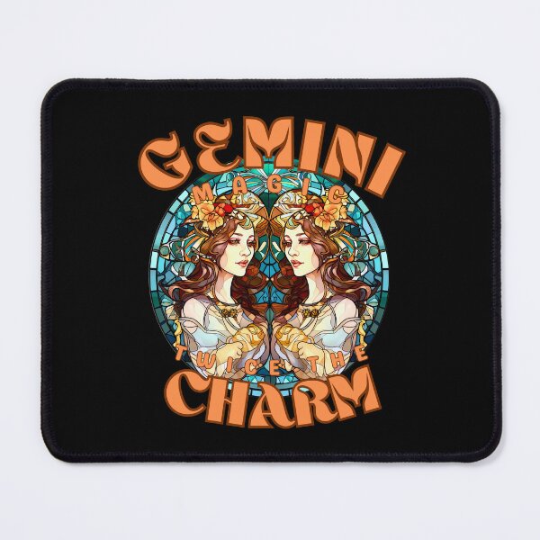 Item preview, Gemini Magic: Twice The Charm. gemini quote designed and sold by ZodiacWonders.