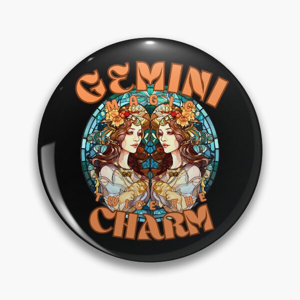 Item preview, Gemini Magic: Twice The Charm. gemini quote designed and sold by ZodiacWonders.