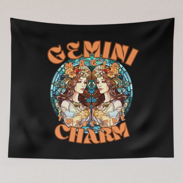 Item preview, Gemini Magic: Twice The Charm. gemini quote designed and sold by ZodiacWonders.