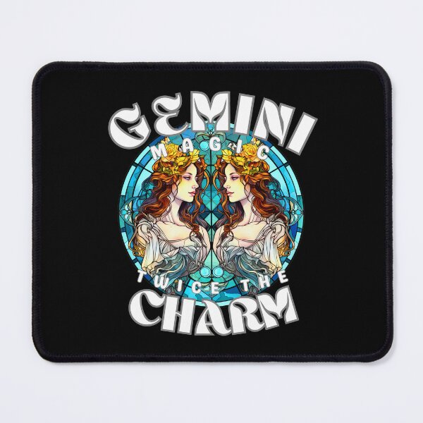 Item preview, Gemini Magic: Twice The Charm. gemini sayings designed and sold by ZodiacWonders.