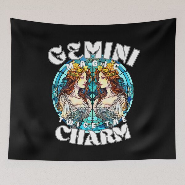Item preview, Gemini Magic: Twice The Charm. gemini sayings designed and sold by ZodiacWonders.