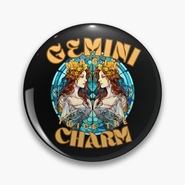 Item preview, Gemini Magic: Twice The Charm. gemini funny designed and sold by ZodiacWonders.